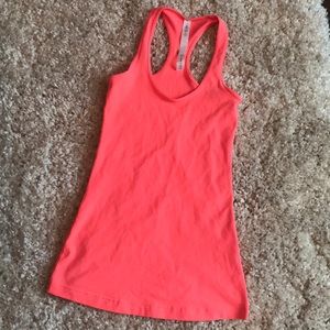 Lululemon bright coral tank